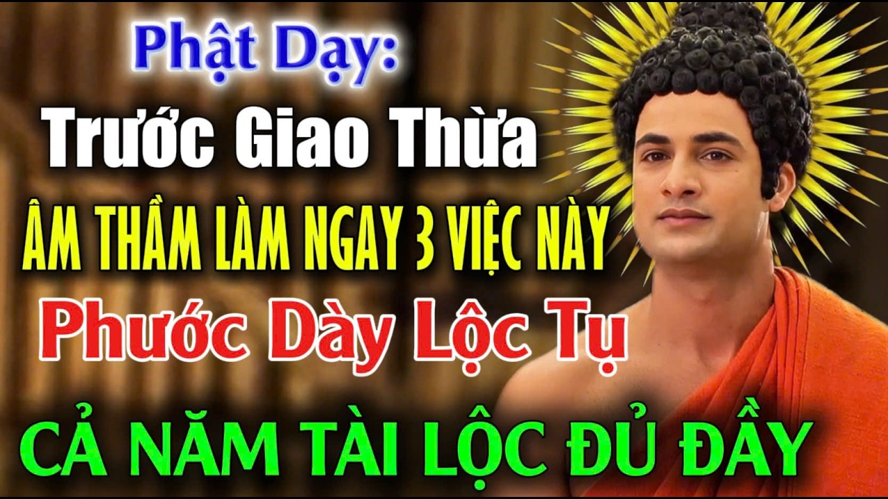 Phật dạy: Trước Giao Thừa Làm Đúng Ba Việc Này, Cả Năm Tài Lộc Không Lo Thiếu | CHÁNH PHÁP