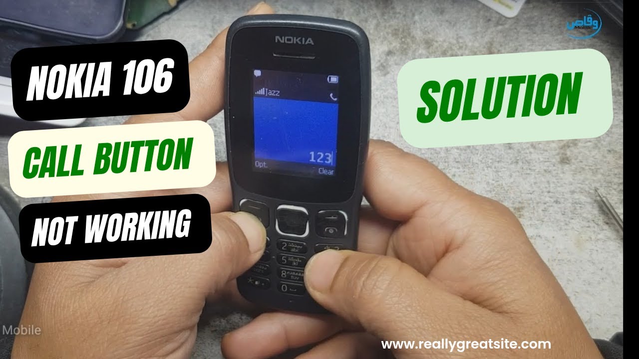 Nokia 106 call button not working Solution by waqas mobile