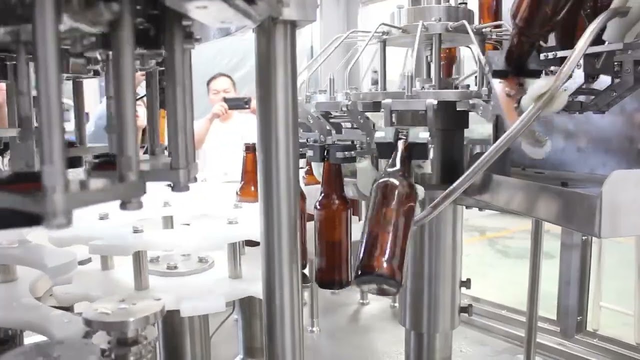 4000BPH beer filling machine for glass bottle