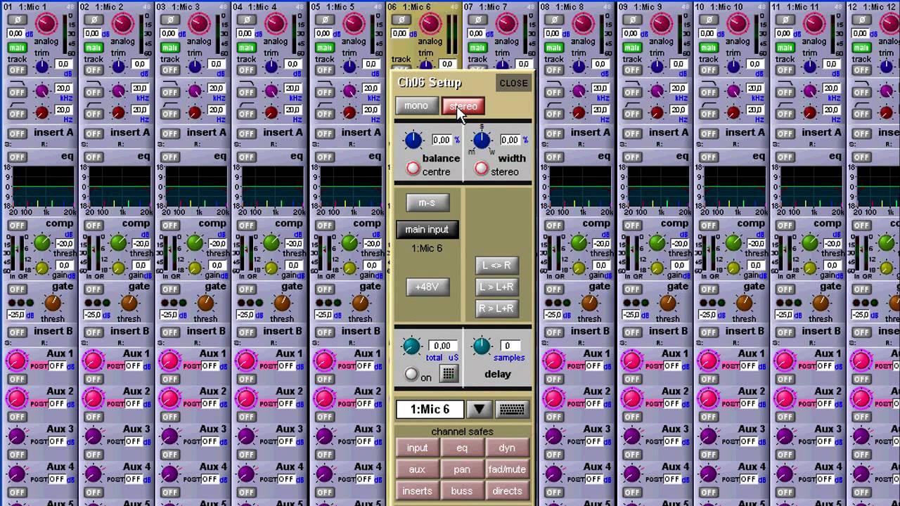 DiGiCo - SD Series - Patcheo de entradas y salidas - En Español