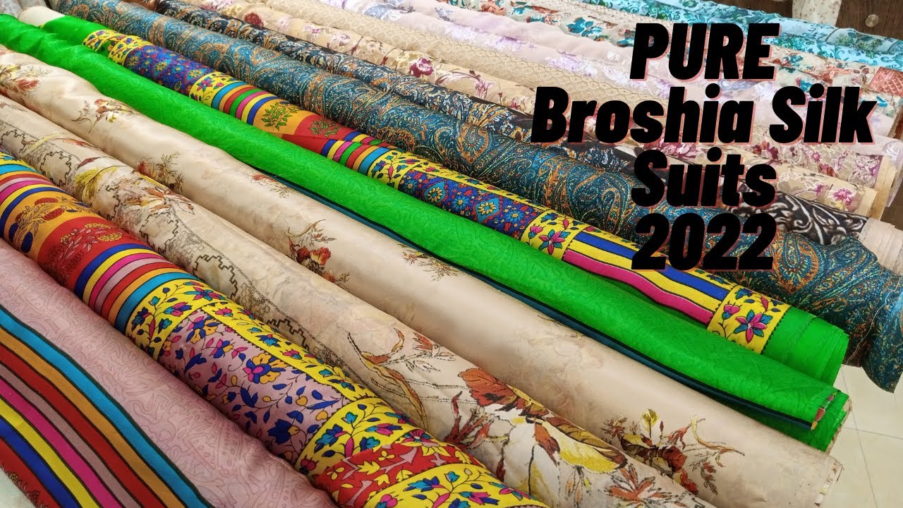 Pakistani Designer Pure Silk Collection 2022 ||Broshia & Shamos Silk Collection ||Pakistani Suits