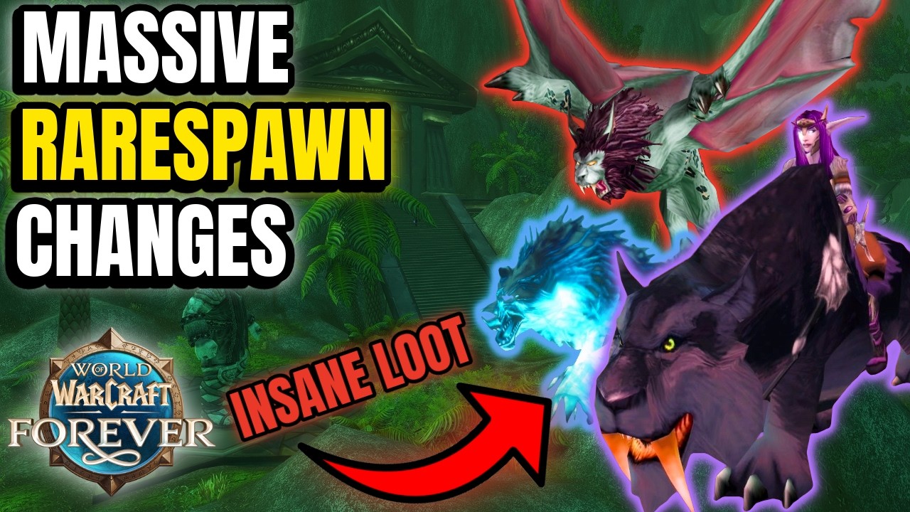 RARESPAWNS Are INSANE In WoW Forever | Huge New Changes