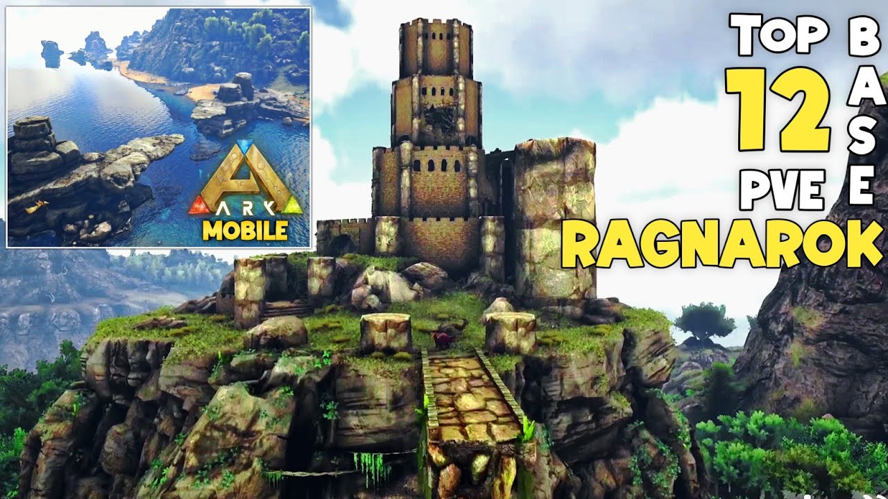 Top 12 beautyful pve base location of ragnarok | Ark ultimate mobile
