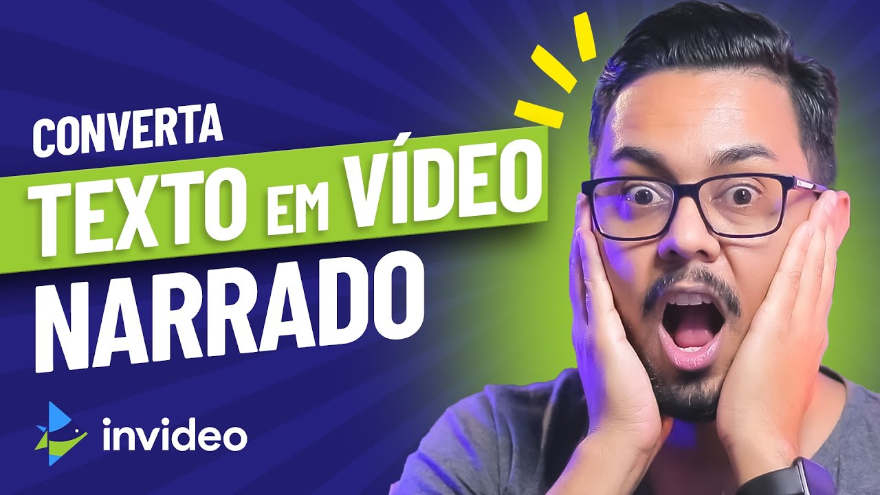 🔥Como Fazer Texto em Vídeo Narrado no #InVideo (Gratuito)