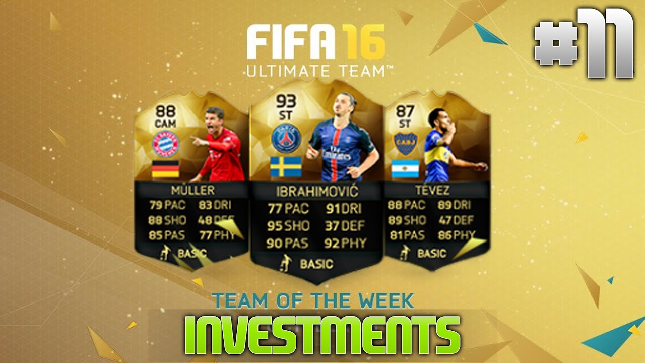 Fifa 16 Ultimate Team - Investments for TOTW 24