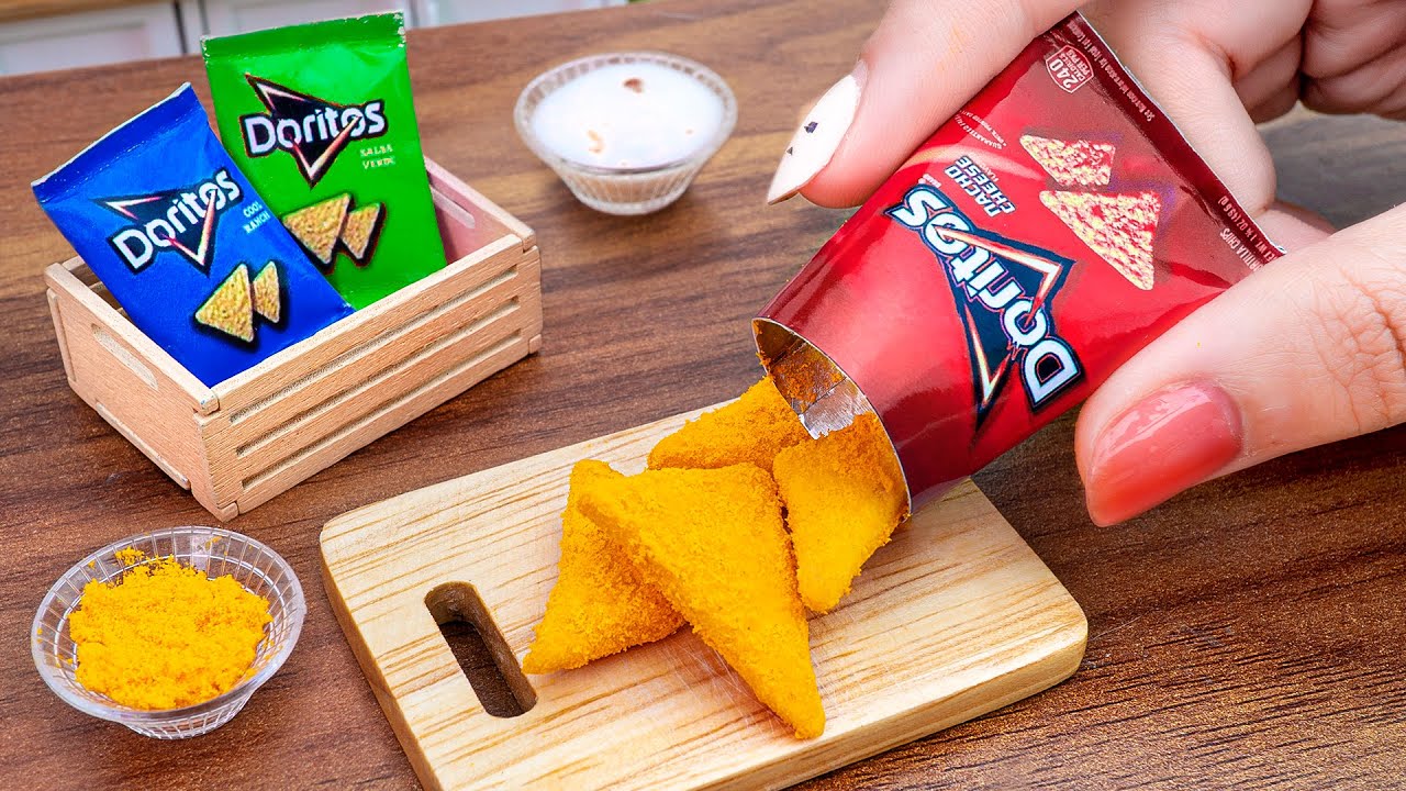 Najlepszy przepis na chrupiącą przekąskę Doritos 🧀 Jak zrobić miniaturowe chipsy tortilla 🧀 Gotowani