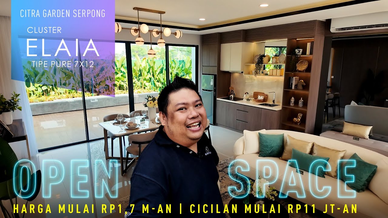 Citra Garden Serpong Cluster ELAIA Tipe PURE 7x12 (2 lantai) | Cicilan Mulai 11 Jutaan Rupiah Saja