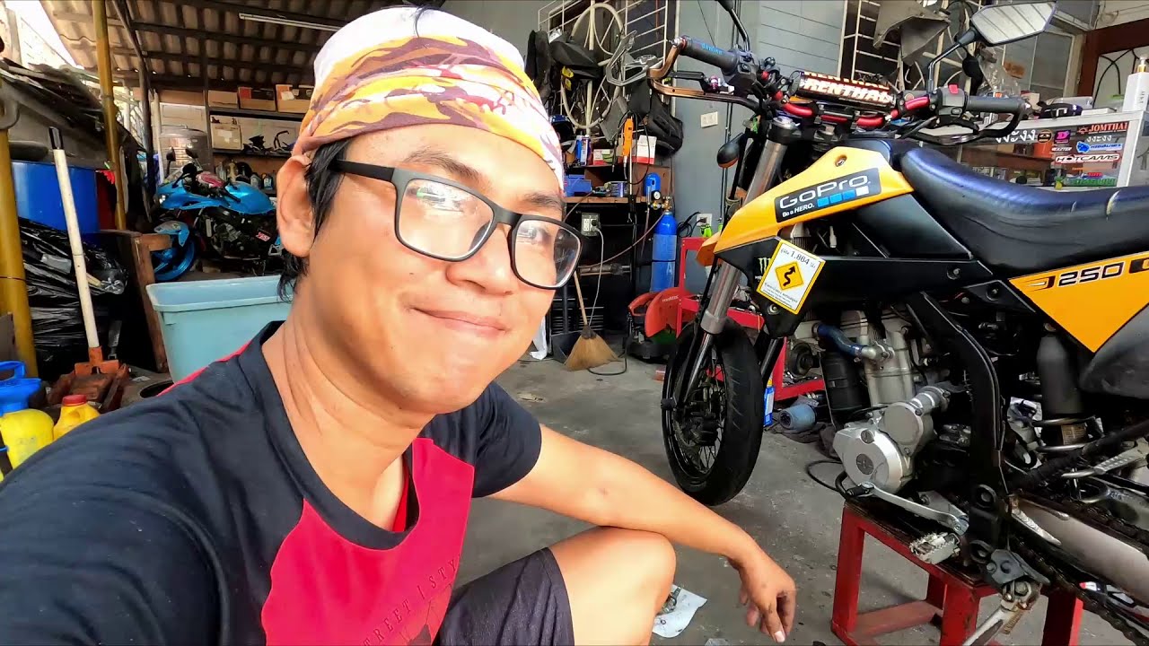 เปลี่ยนแกนเกียร์ DTX KLX250 : เที่ยวร้านเพื่อน
