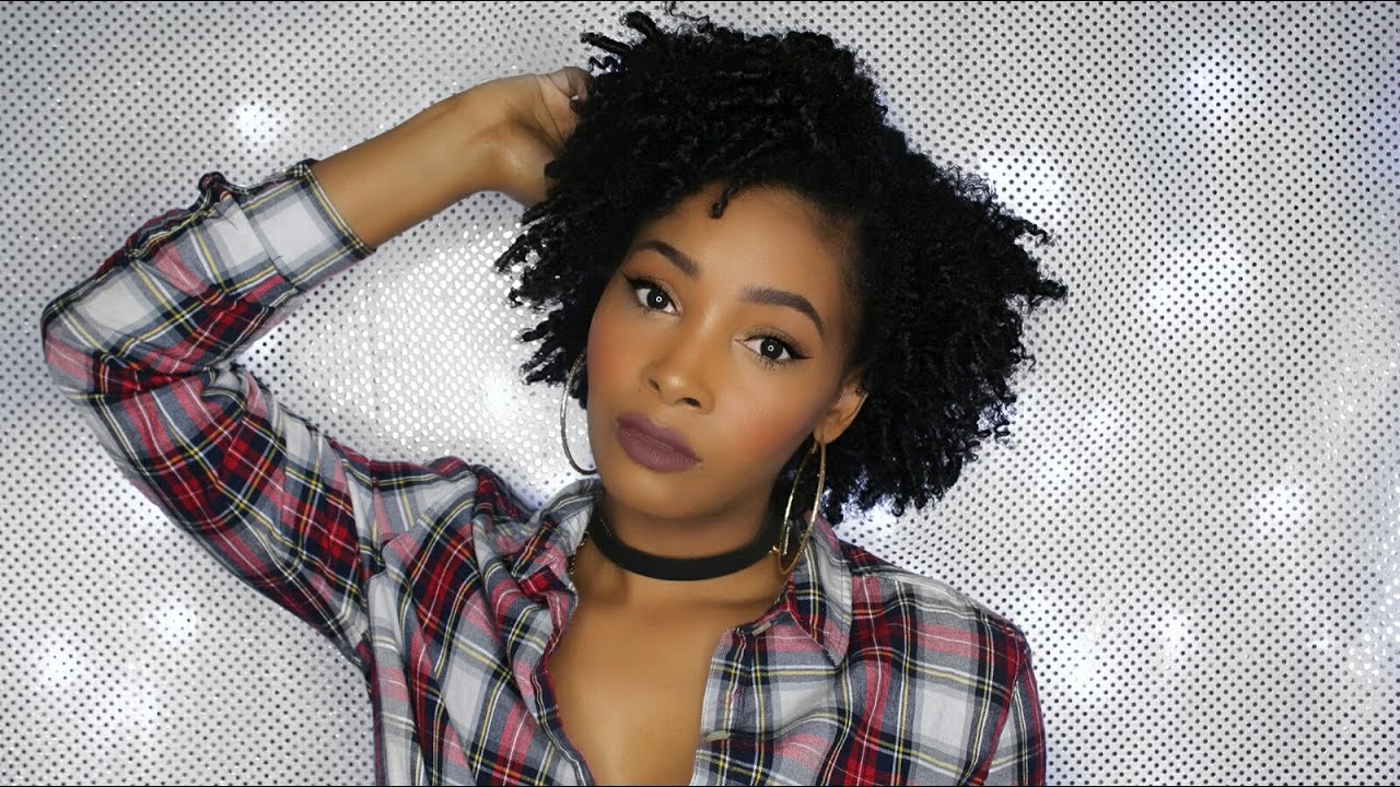 Braid Out on Short/Awkward Length Natural Hair