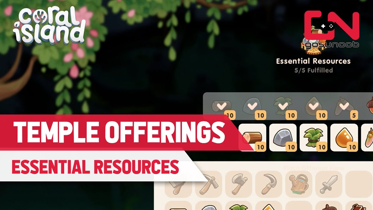 How to Make a Temple Offering in Coral Island