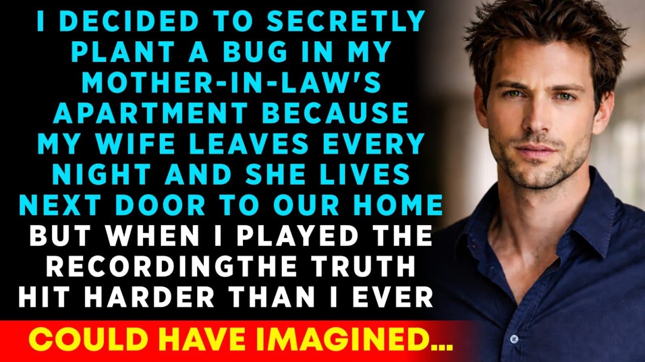 My Wife Leaves Every Night Next Dorr To Our Home, I Decided To Secretly Installed Bug & What I Saw..