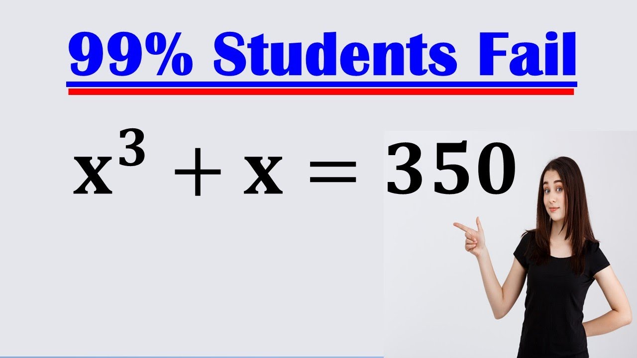 Solving a 'Cambridge University ' entrance exam | Find x?