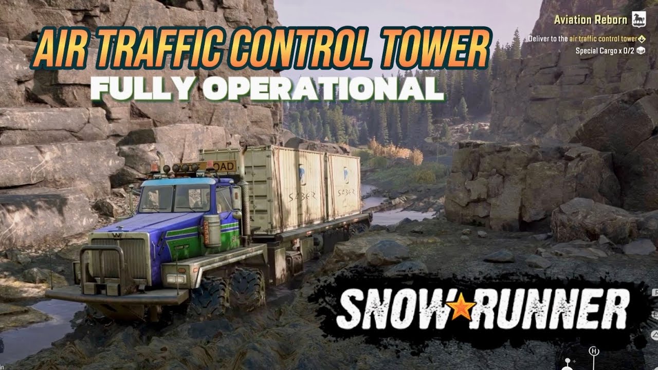Special Cargo Delivery to the Air Traffic Control Tower in Zherbai Quarries!!