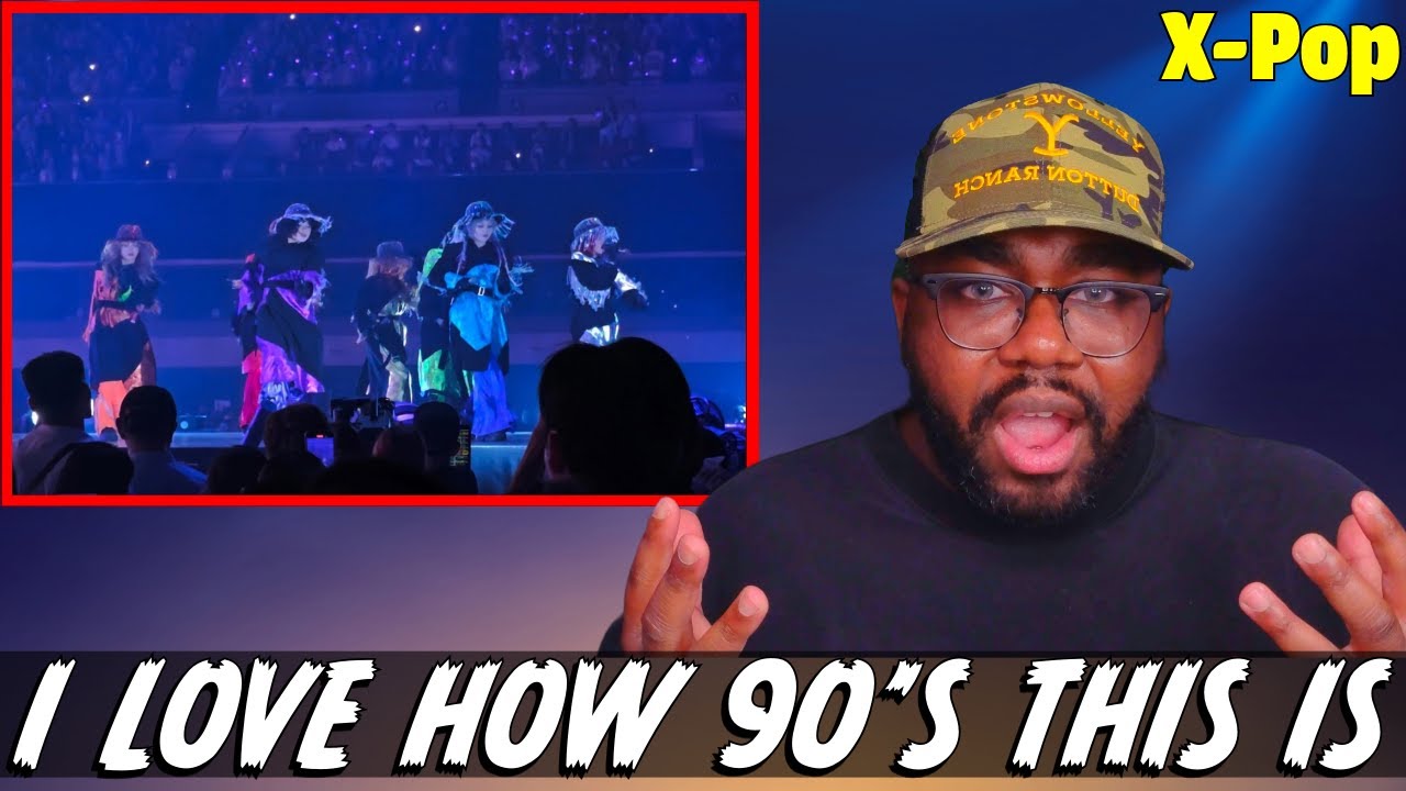 🐺👽 | American REACTS to XG - Left Right Acoustic Version Osaka Japan The First Howl Tour 2024 Fancam