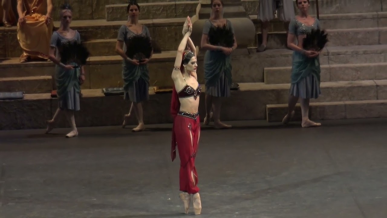 Eleonora Sevenard as Nikiya (death scene) in ballet Bayadere