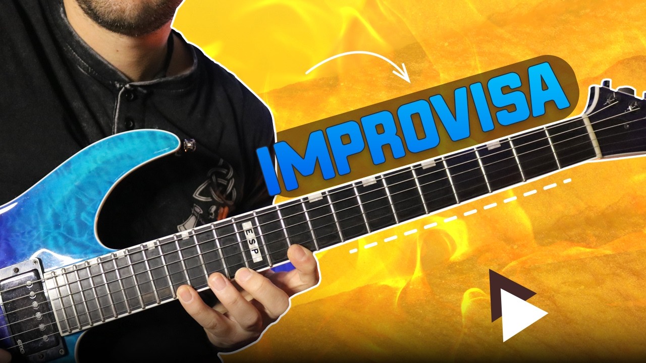 Hoy Aprenderás a 𝗜𝗠𝗣𝗥𝗢𝗩𝗜𝗦𝗔𝗥 con la Guitarra... Y Crearás SOLOS Épicos!!! 🎸