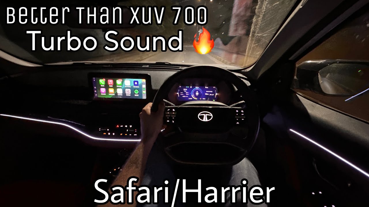 Safari/Harrier Turbo Sound🫠 | New Tata Safari Engine Noise | Turbo Whistle Sound
