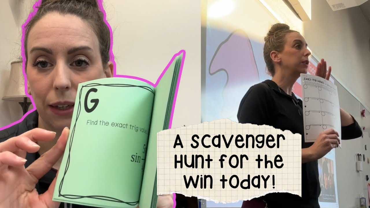 Teacher Vlog — Day in My Life and a Scavenger Hunt