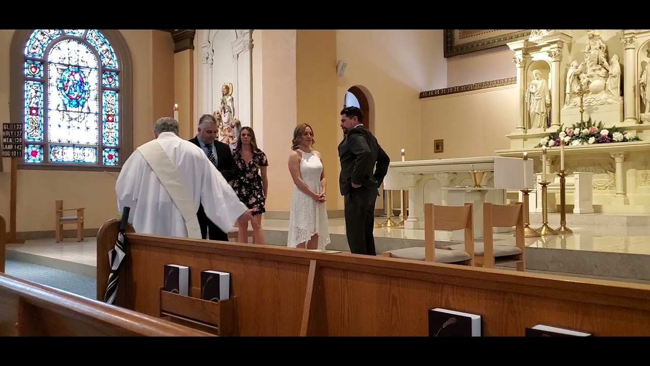 Rocky & Tricia Fallon Wedding Convalidation Holy Rosary Cleveland Ohio April 25th 2023