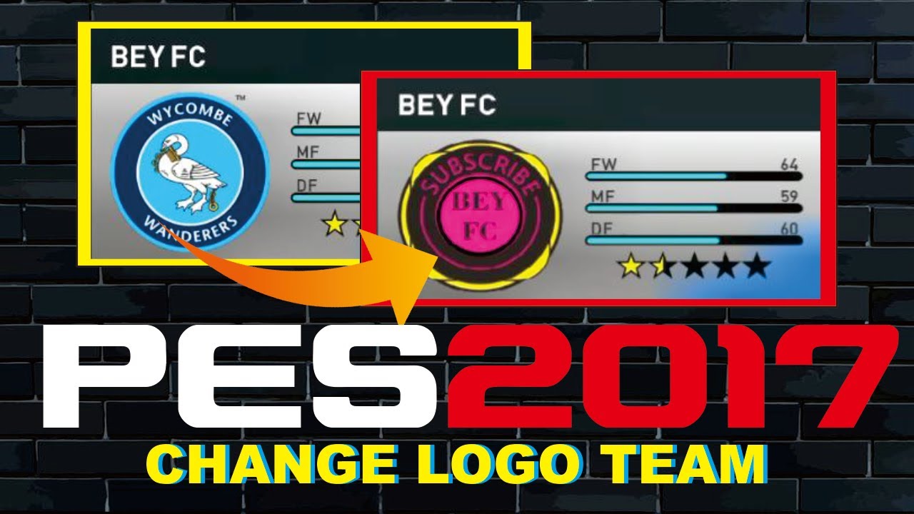 CARA GANTI LOGO TEAM PES 2017 - Create a team [part 3]