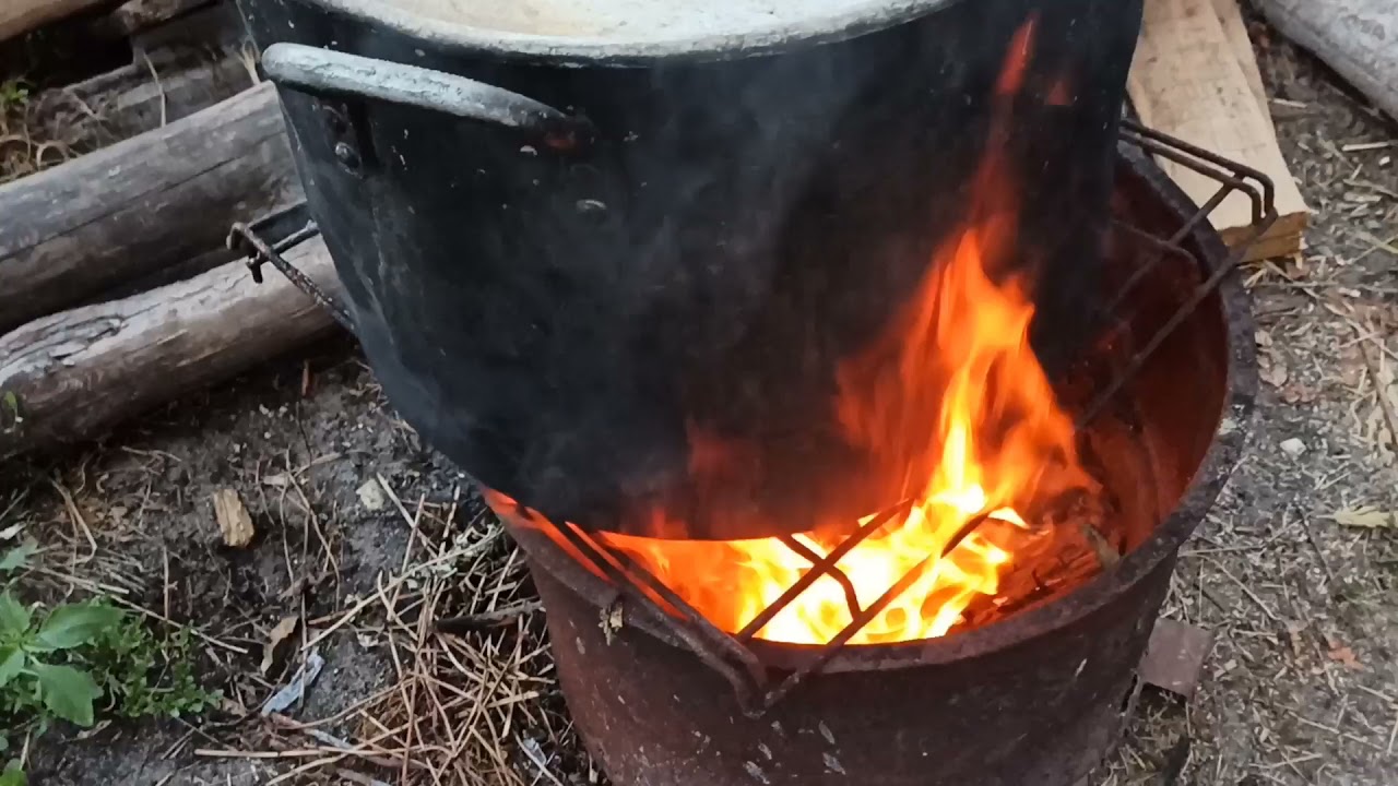 Экопринт на хлопке. Последовательное окрашивание.