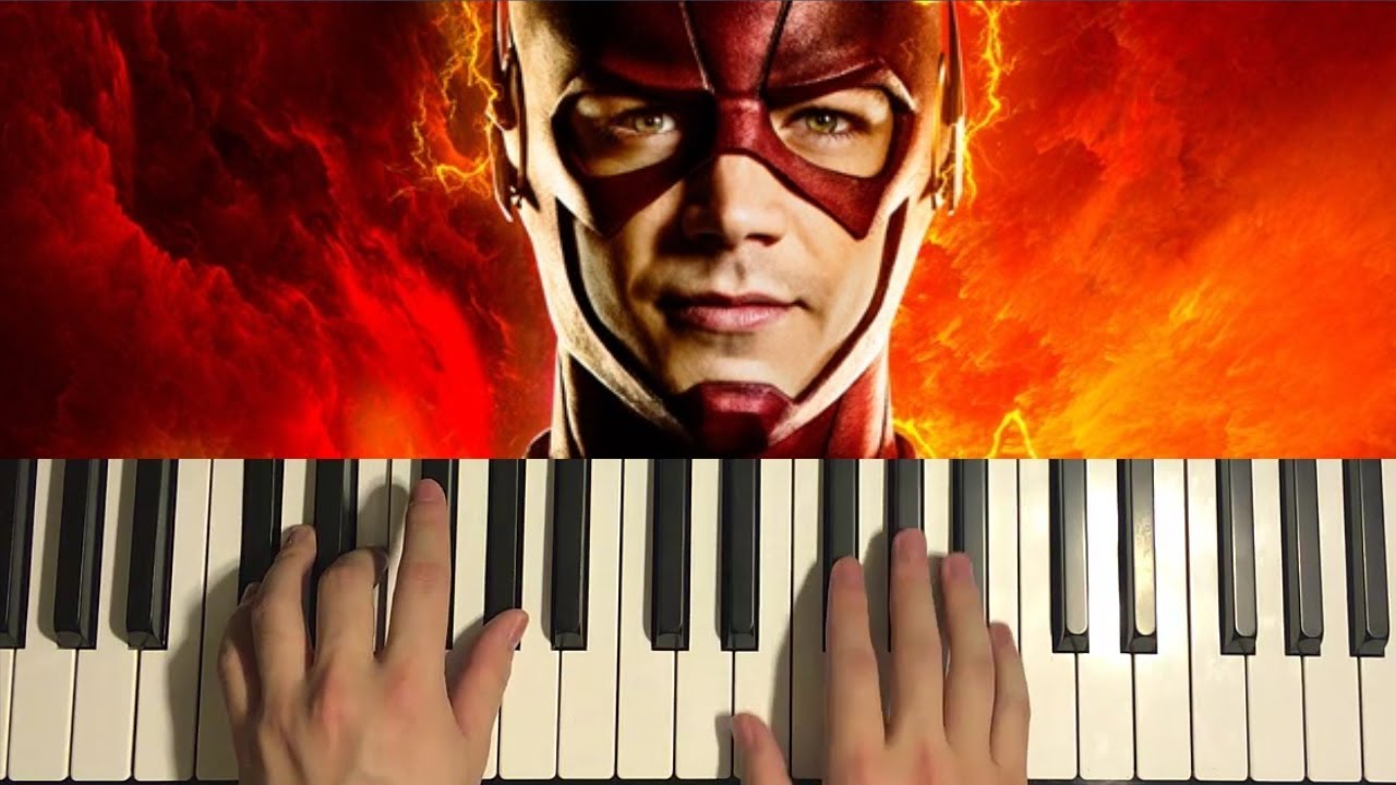 HOW TO PLAY - THE FLASH THEME (Piano Tutorial Lesson)