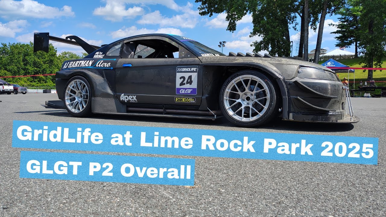 Мой лучший забег в GLGT на данный момент! GridLife 2025 в Lime Rock Park