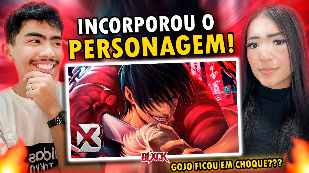 ELE MATOU O GOJO??? | CASAL REAGE | Blxck - Invisível (Toji Fushiguro) | REACTANDO