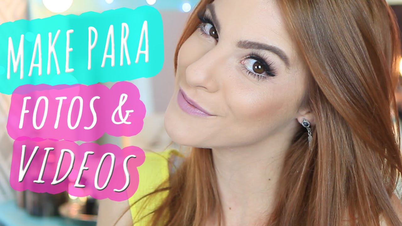 ♥ Make para Fotos e Video, Pele Perfeita sem usar Pincéis ♥