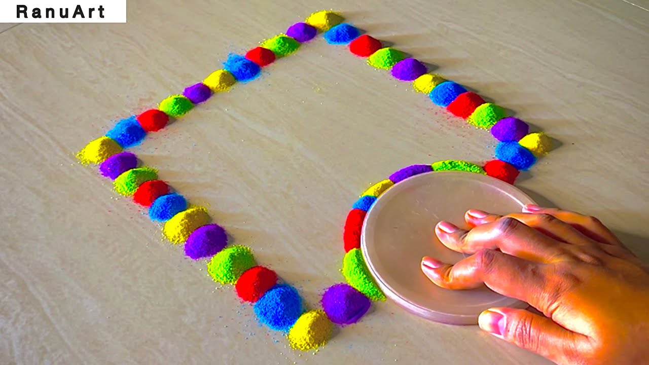 🌸 Easy & Beautiful Ganesh Rangoli Design | Ganpati Special | Simple Ganesha Rangoli 2025 🌼 Ranu Art
