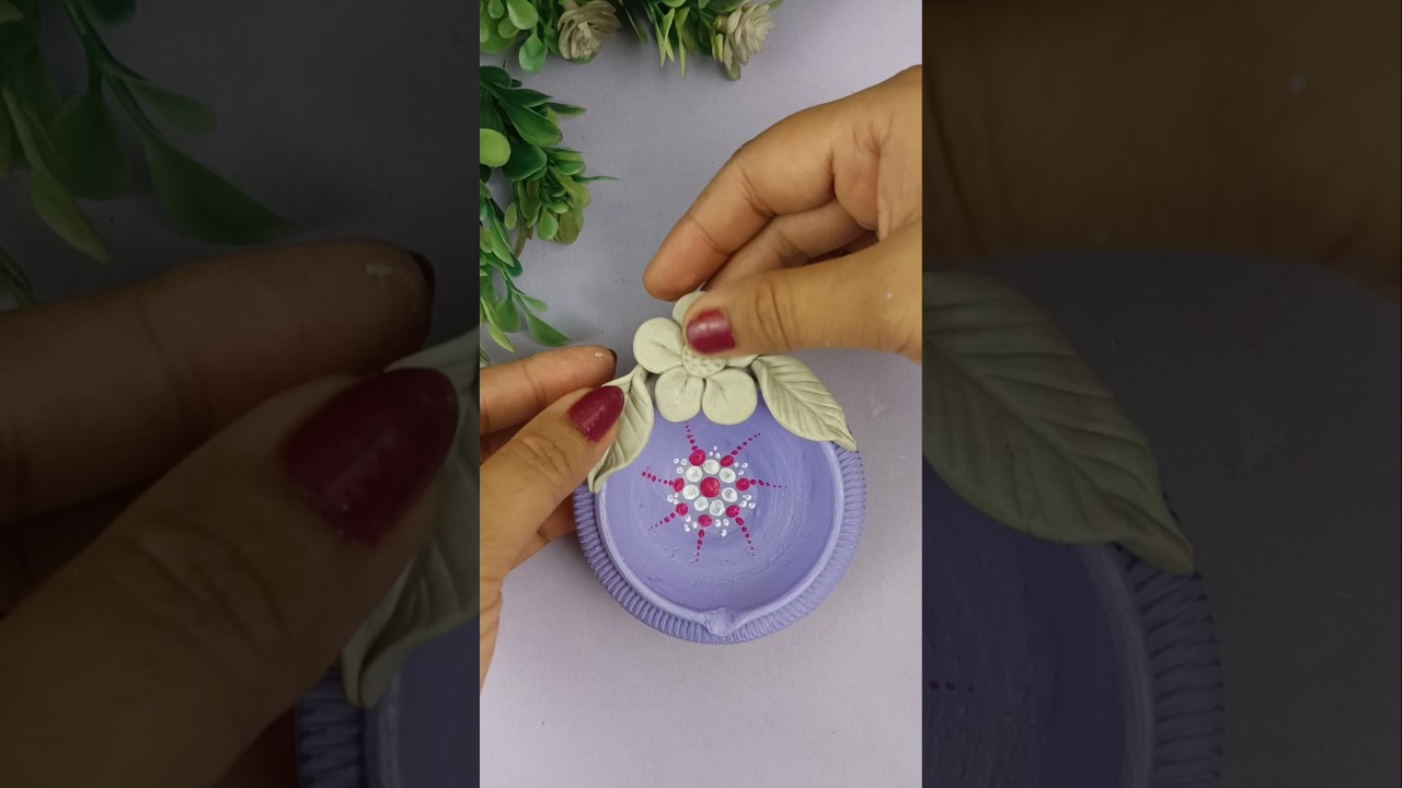 Diya Decoration ideas for school competition🪔🤩❤️ #diyadecoration  #decorationideas  #diwalirangoli