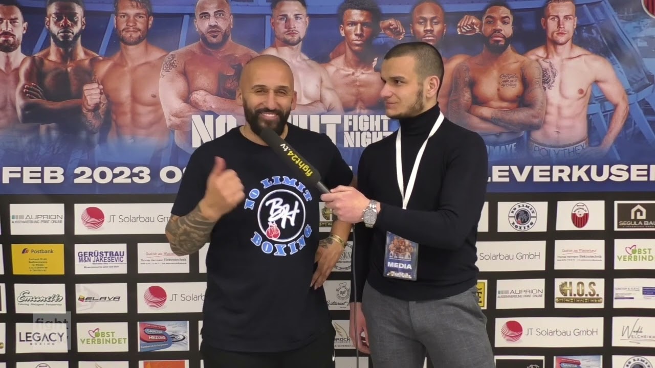 ON THE MIC: Bekim Hoxhaj bei der No Limit Fight Night