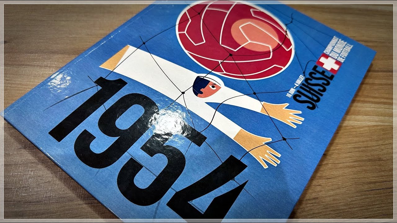 ÁLBUM DE FIGURINHAS DA COPA DO MUNDO DE 1954 na Suíça em Alta Definição e Capa Dura - À Venda