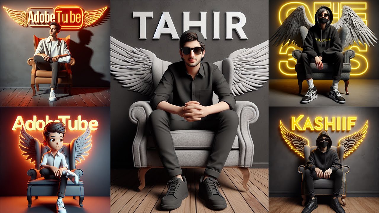 Generate 3D AI Name & Image for Free on Bing Website | Tutorial #ai #digitalart #photoediting