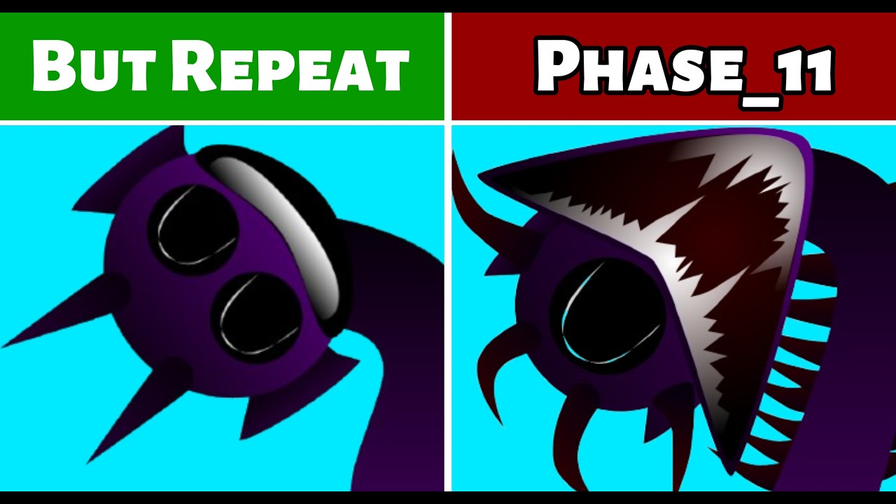 Sprunki Phase 11 But Repeat (Fan mod Version)!