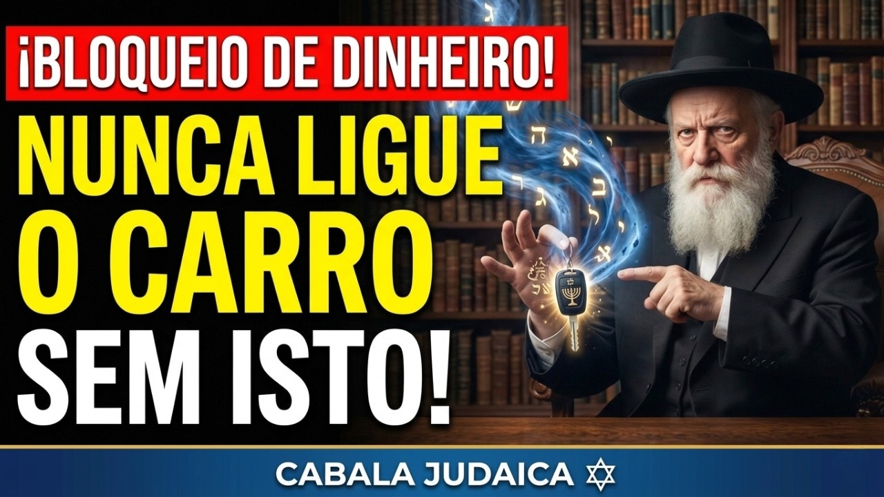 🔴 NUNCA ligue seu carro sem ISTO — Rabinos dizem que isso bloqueia seu caminho financeiro | Cabala