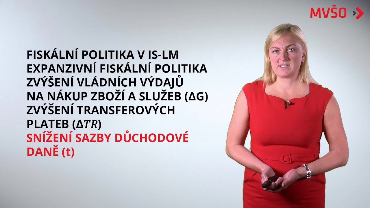 Fiskální politika v modelu IS-LM | EDULAM