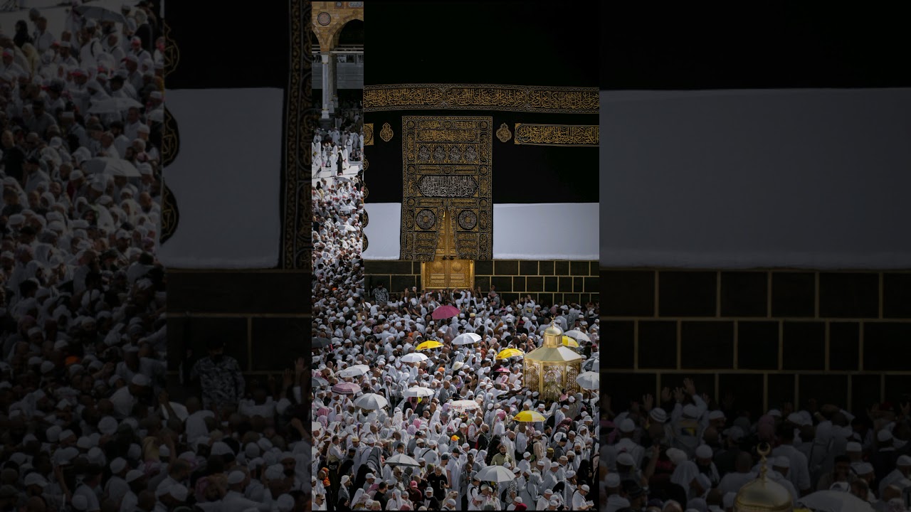A Crowd at the Al-Kaba in Mecca, Saudi Arabia