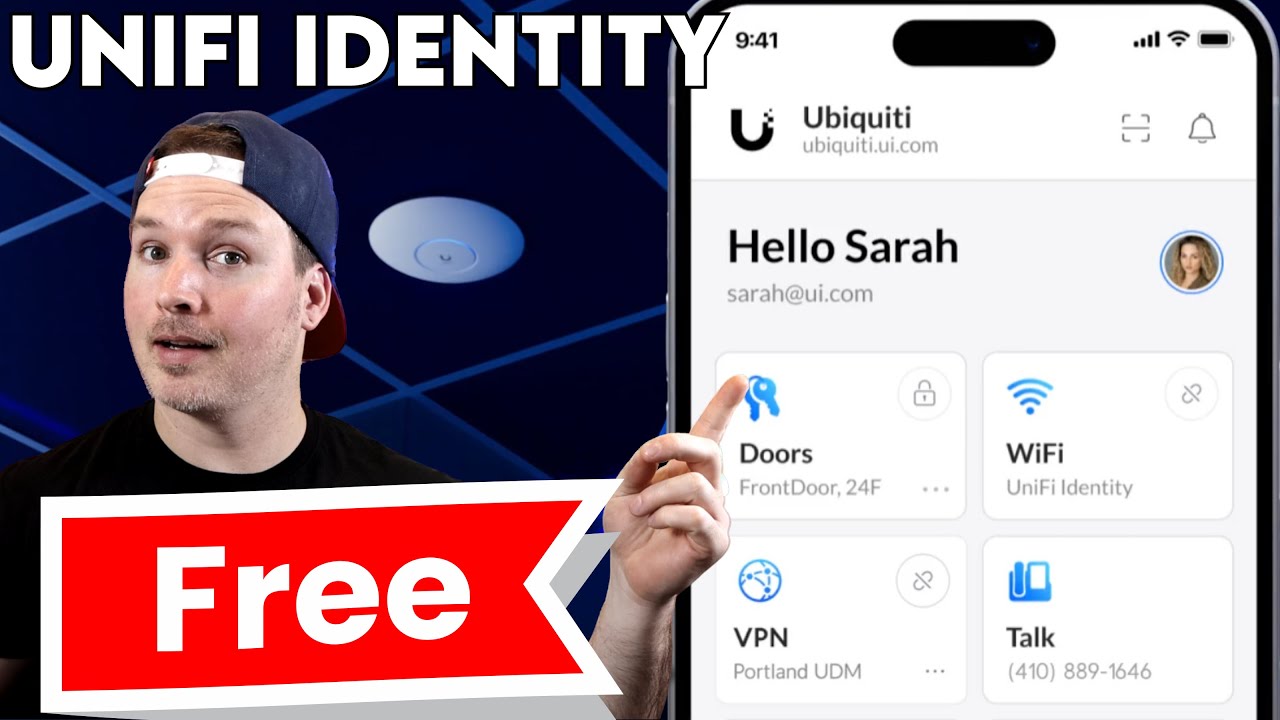 Unifi identity free : One Click door access, One click WiFi and VPN