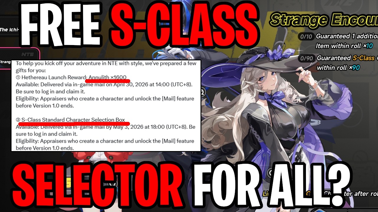 FREE S-CLASS SELECTOR FOR EVERYONE! HUGE W [Neverness To Everness]