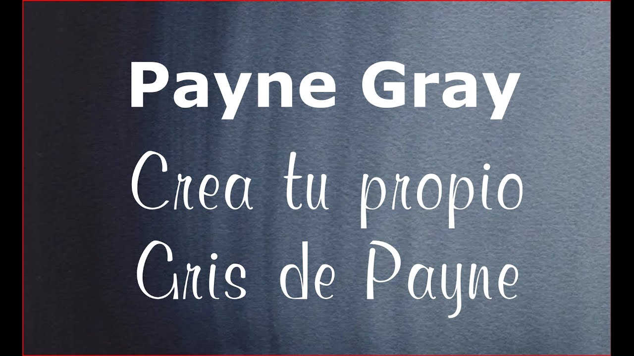 Создайте свой собственный оттенок Payne's Gray. Масляная краска Payne's Gray