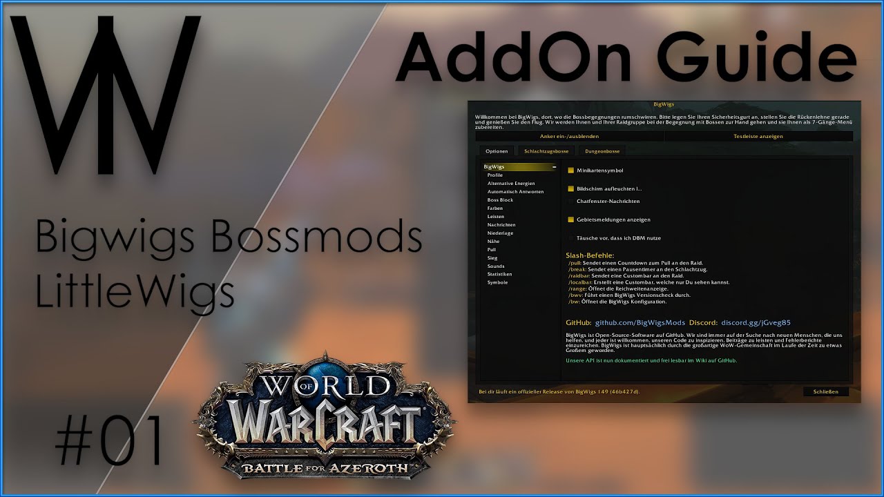 BigWigs/LittleWigs Guide | Deutsch | World of Warcraft Addon Guide #01