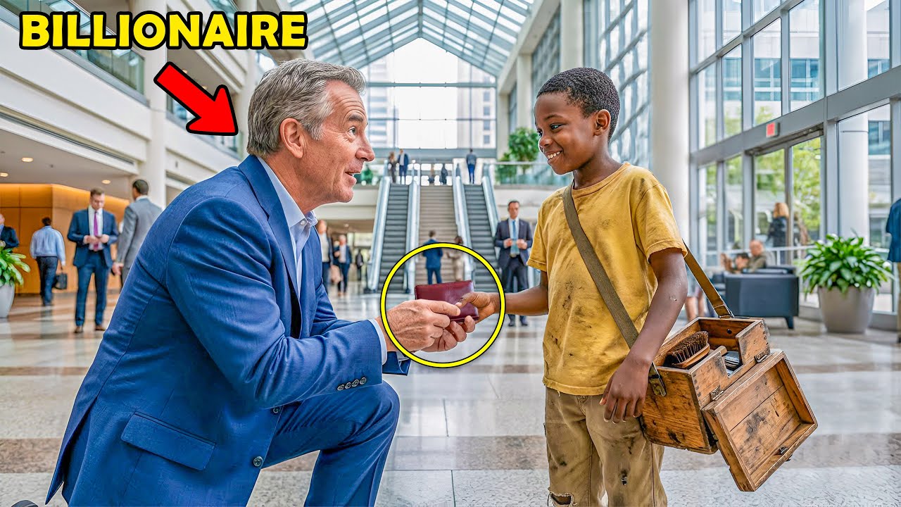 Shoeshine Boy Returns a CEO’s Lost Wallet, His Next Move Will Bring You to Tears