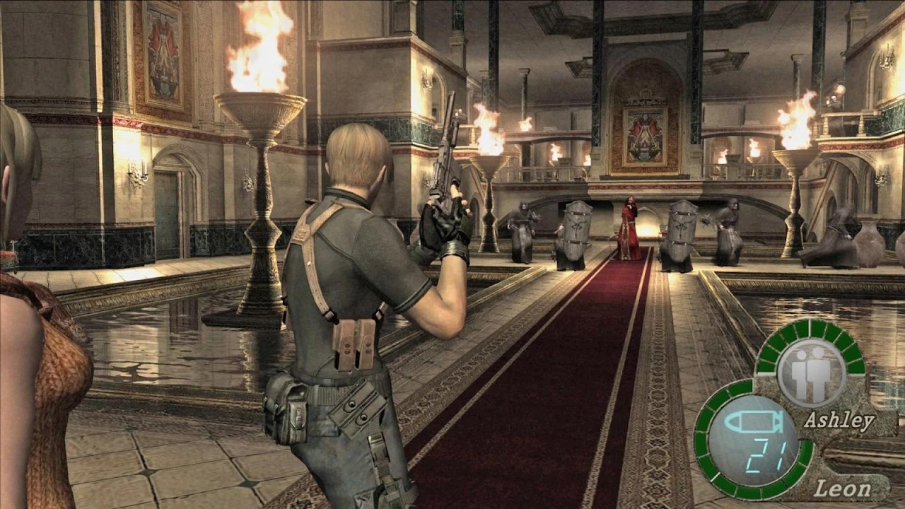 Resident Evil 4 PS2 no PROFISSIONAL sem compras - SALÃO DAS ÁGUAS DE PISTOLINHA! LIVE #03