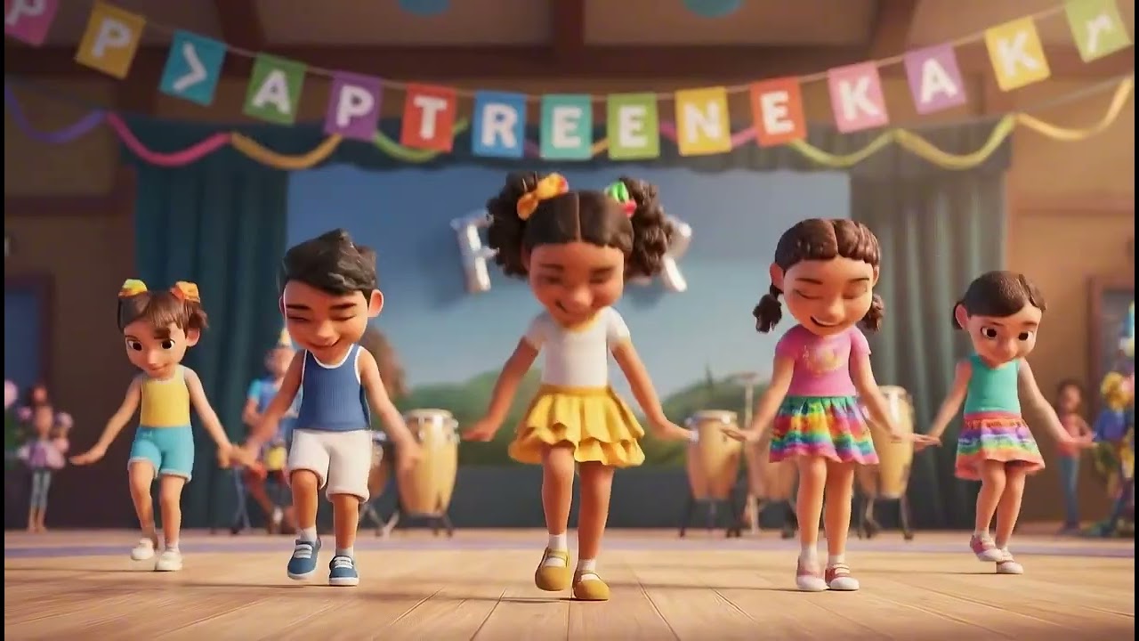 A Escola da alegria | Canção infantil  | Musica para bebes | Desenhos animado  | Aprendizagem