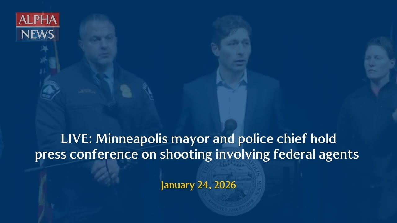 LIVE: Minneapolis mayor and police chief hold press conference on shooting involving federal agents