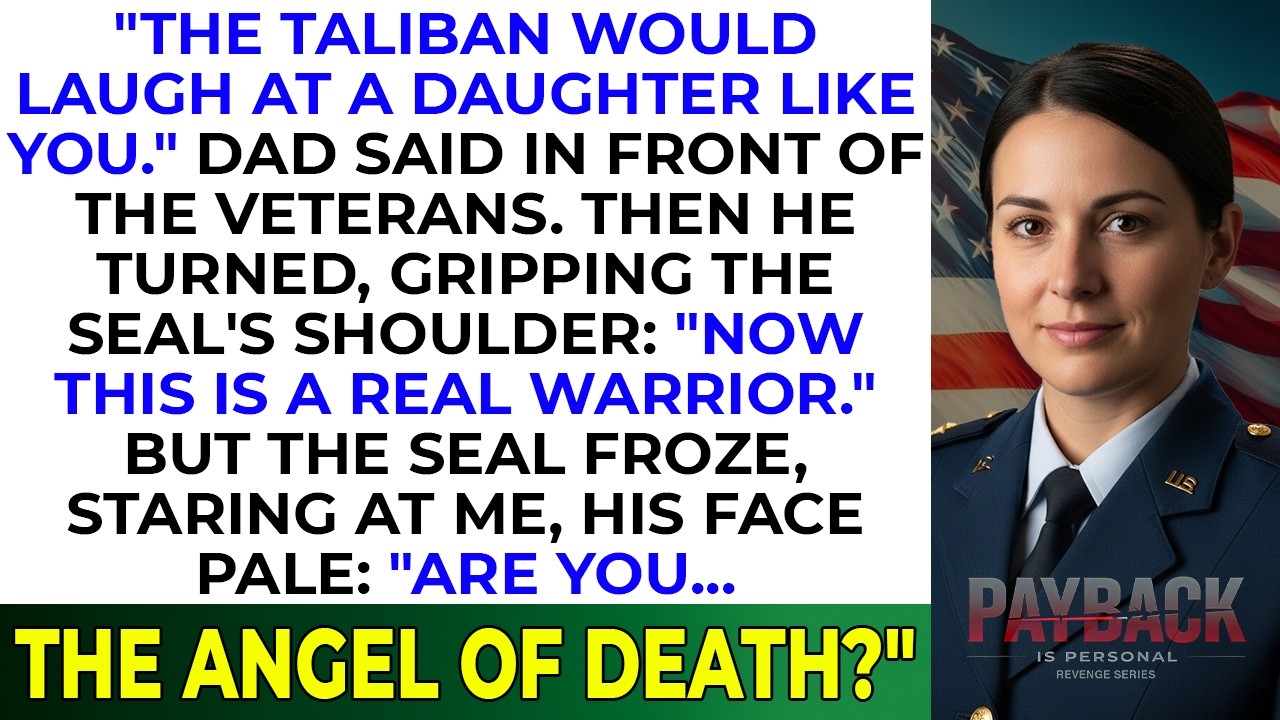 My Father Mocked Me Before the Veterans — Until His SEAL Protégé Called Me the “Angel of Death”