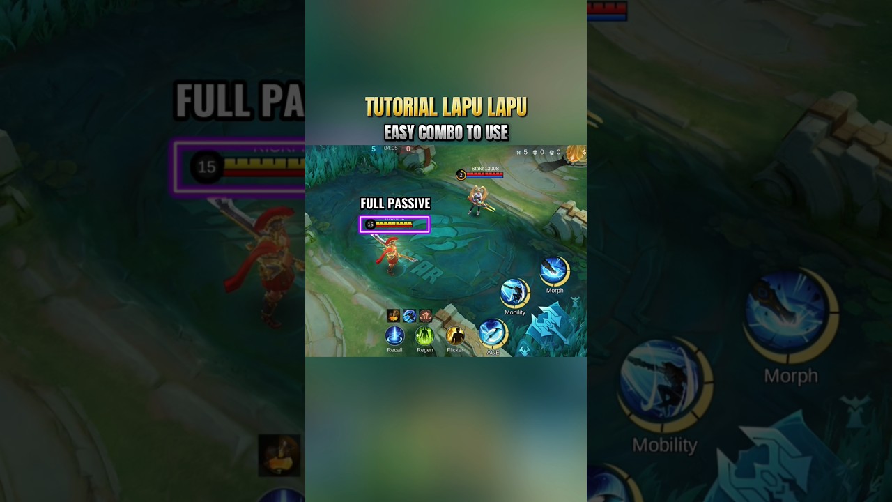 Tutorial Lapu Lapu Mobile Legends | Easy Combo To Use #MLBBCreator #MLBBALLSTAR #mobilelegends #mlbb