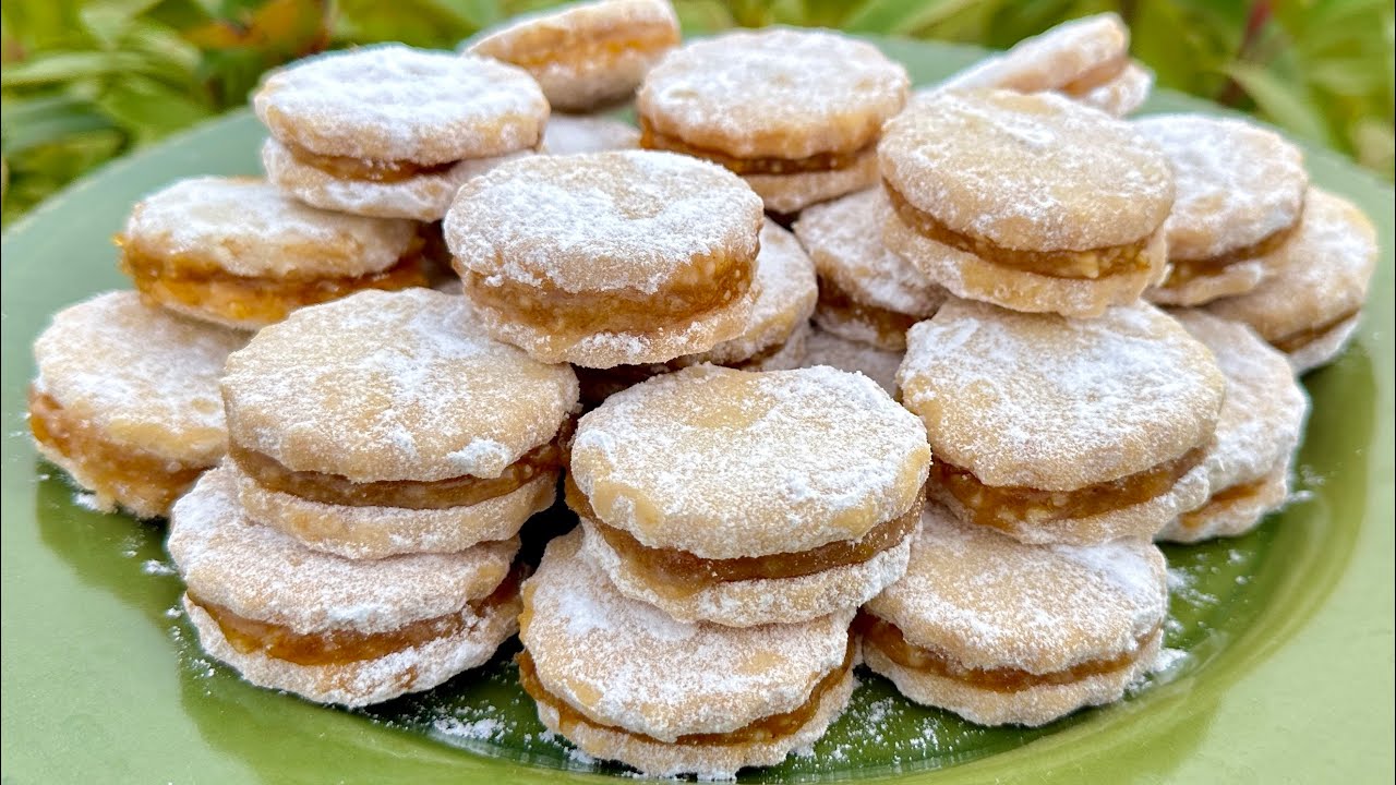 Рождественское печенье без яиц 🎄 Снежки ☃️ Они тают во рту 🥰