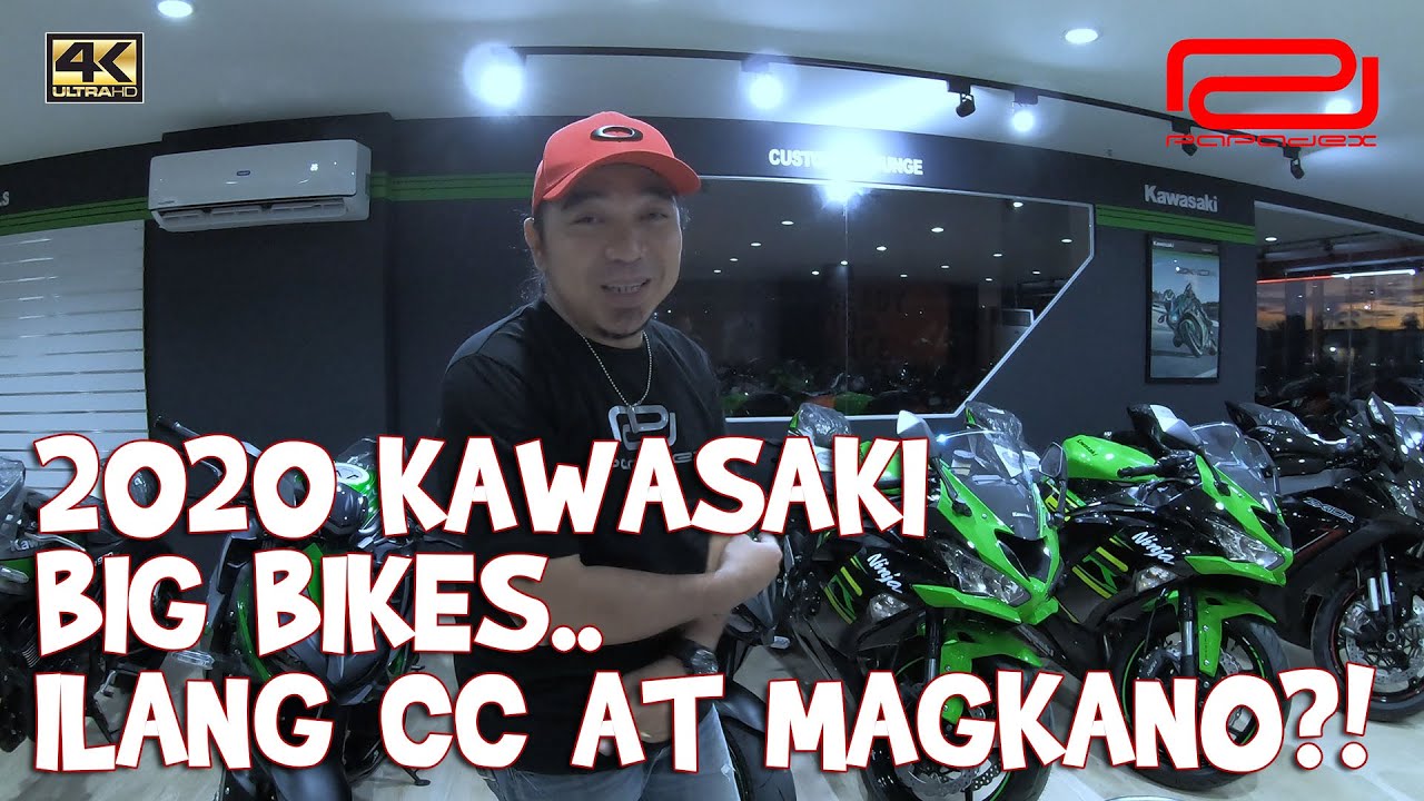2020 LATEST KAWASAKI BIG BIKES | MAGKANO? | ILANG CC AT CYLINDER | ENGLISH CC